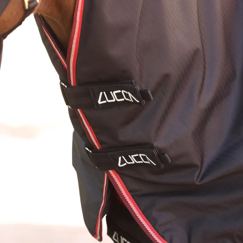 LUCCA 100g Combo Turnout Rug - Black-1