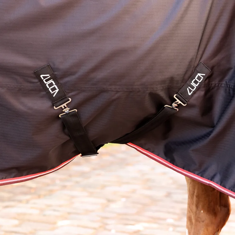 LUCCA 100g Combo Turnout Rug - Black-3