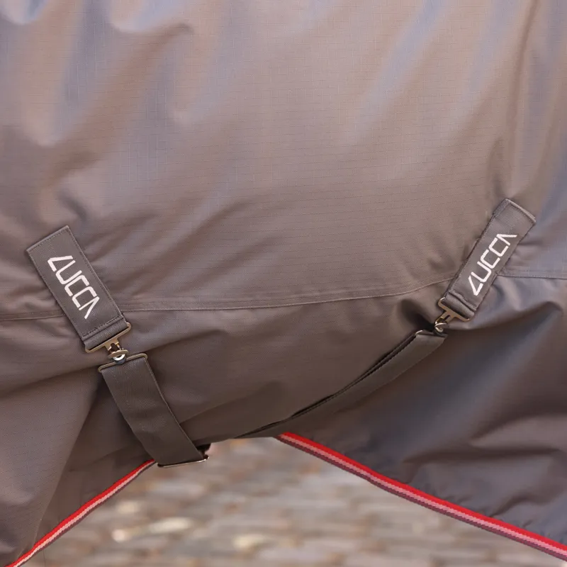 LUCCA 200g Combo Turnout Rug - Grey-7