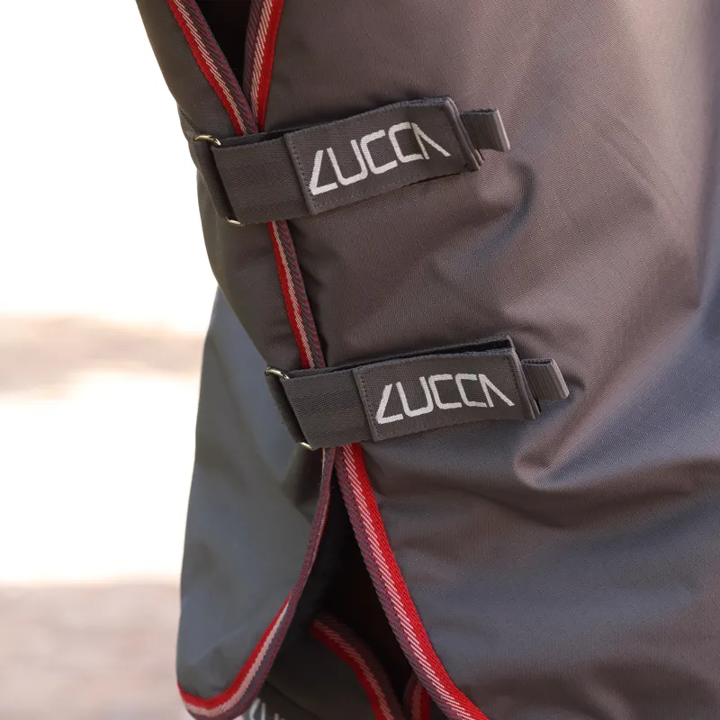 LUCCA 200g Combo Turnout Rug - Grey-2