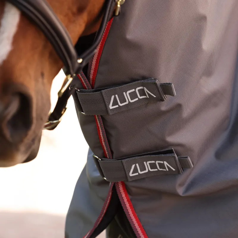 LUCCA 200g Combo Turnout Rug - Grey-1