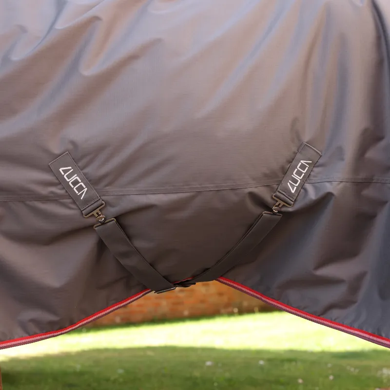 LUCCA 200g Combo Turnout Rug - Grey-6