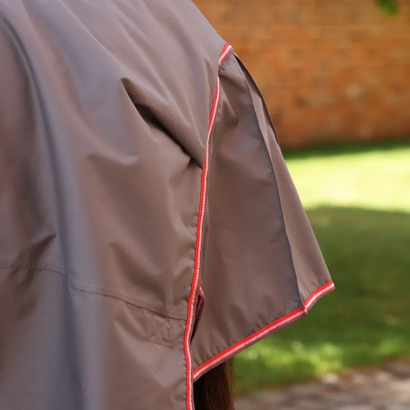 LUCCA 200g Standard Neck Turnout Rug - Grey-5