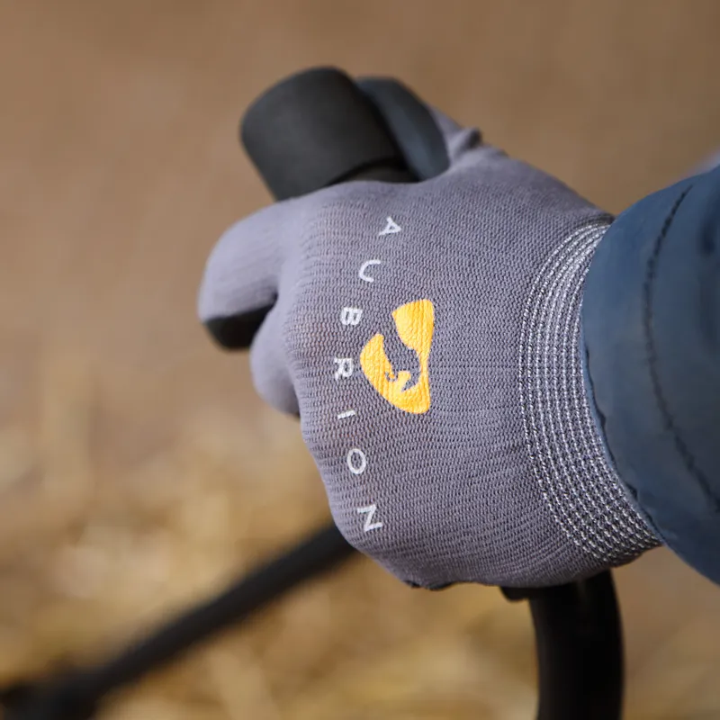 Shires Aubrion All Purpose Yard Gloves - Grey-3
