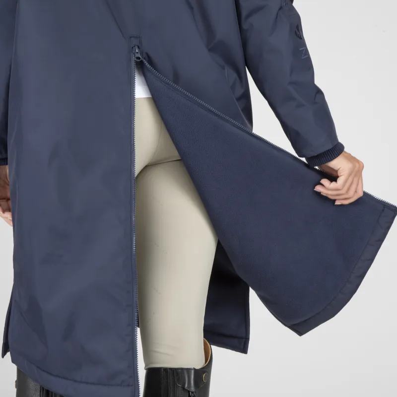 Shires Aubrion Original Unisex All Weather Robe - Navy-7