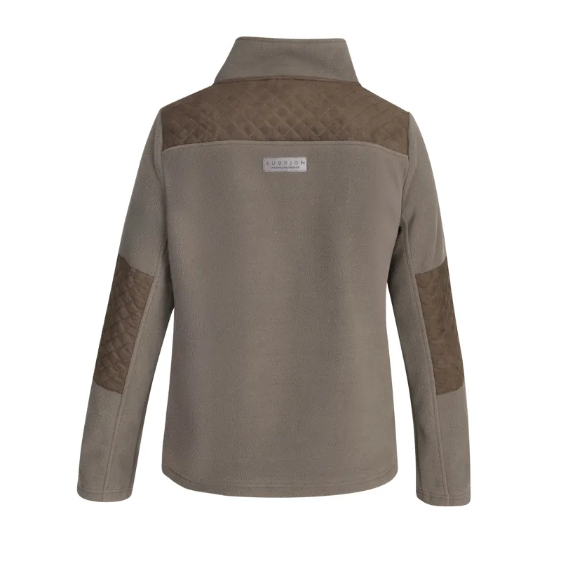 Shires Aubrion Heritage Quarter Zip Fleece - Dark Olive-1