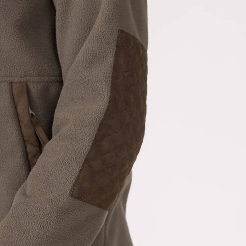 Shires Aubrion Heritage Quarter Zip Fleece - Dark Olive-7