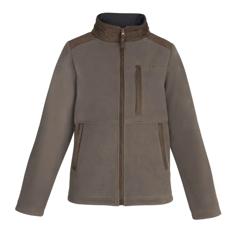 Shires Aubrion Heritage Full Zip Fleece - Dark Olive