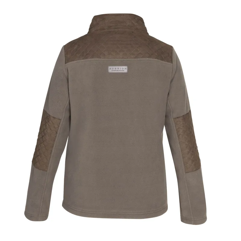 Shires Aubrion Heritage Full Zip Fleece - Dark Olive-1