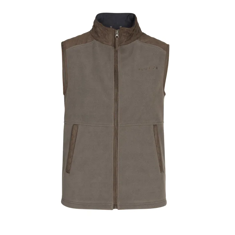 Shires Aubrion Heritage Fleece Gilet - Dark Olive