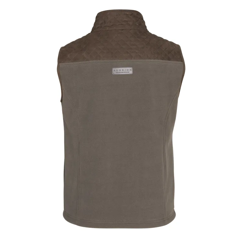 Shires Aubrion Heritage Fleece Gilet - Dark Olive-1
