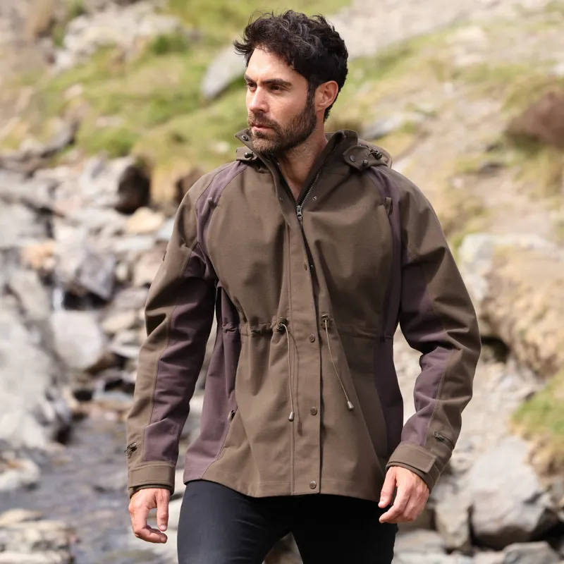 Shires Aubrion Heritage Full Zip  Waterproof Jacket - Dark Olive-8