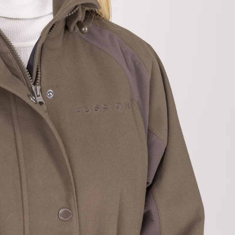 Shires Aubrion Heritage Full Zip  Waterproof Jacket - Dark Olive-6