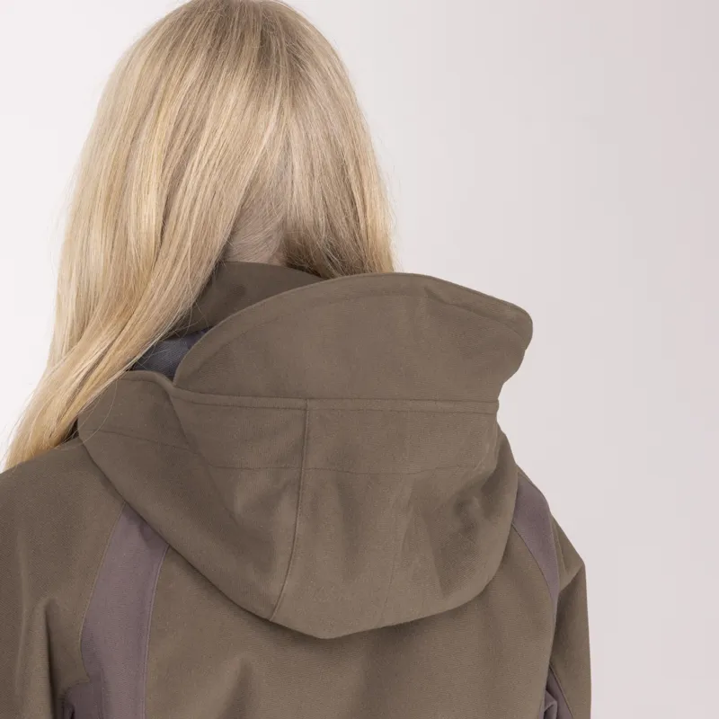 Shires Aubrion Heritage Full Zip  Waterproof Jacket - Dark Olive-5