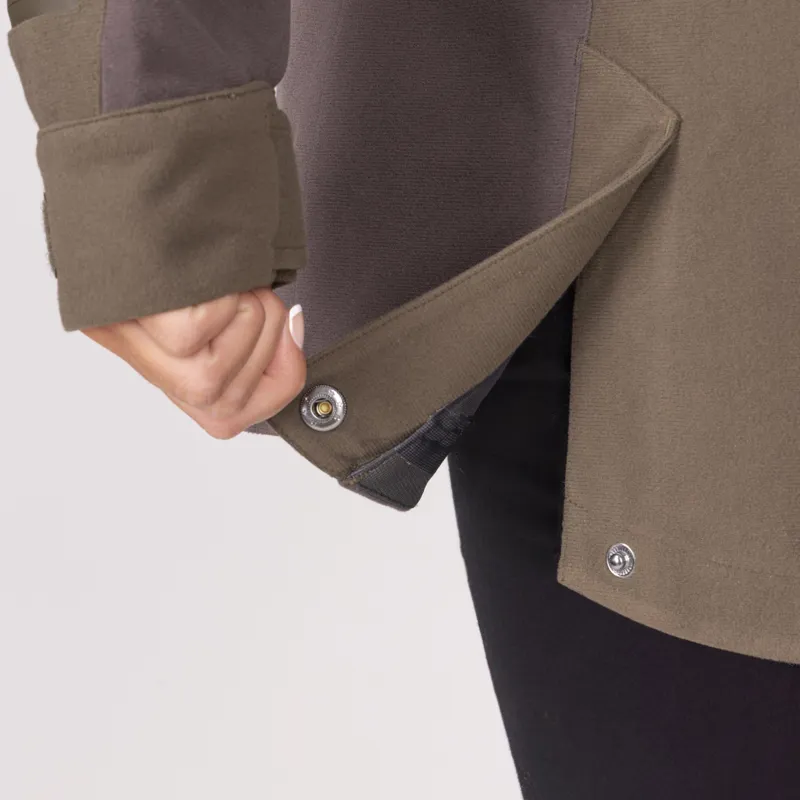 Shires Aubrion Heritage Full Zip  Waterproof Jacket - Dark Olive-7