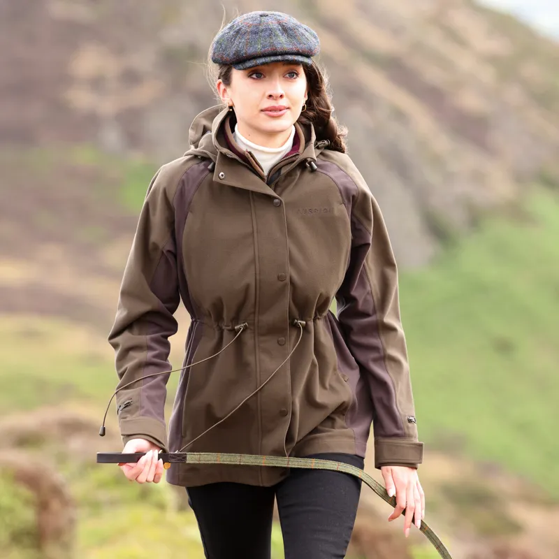 Shires Aubrion Heritage Full Zip  Waterproof Jacket - Dark Olive-9