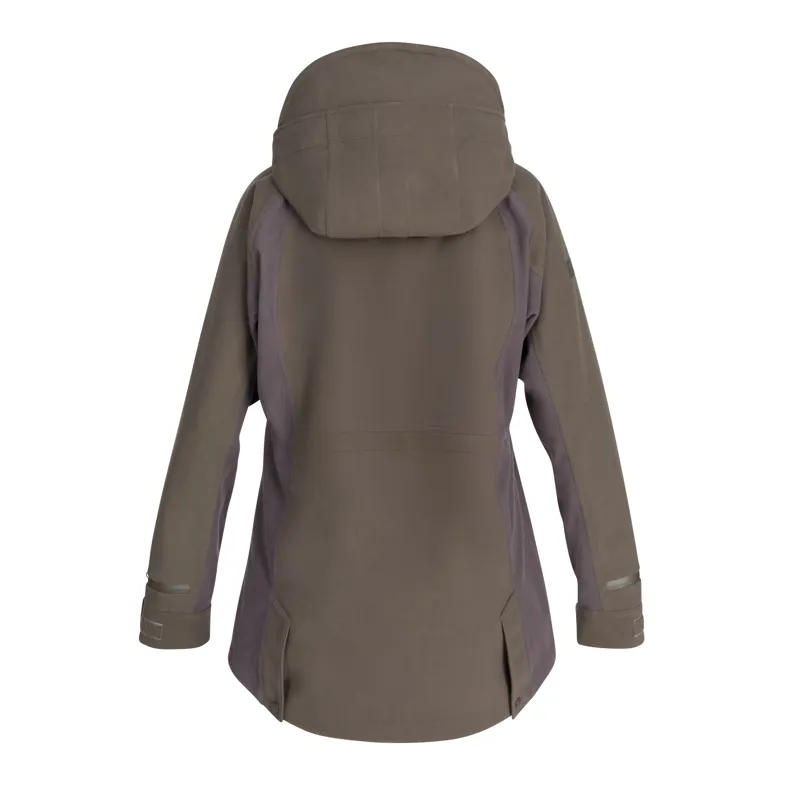 Shires Aubrion Heritage Quarter Zip Pull-On Waterproof Jacket - Dark Olive-1