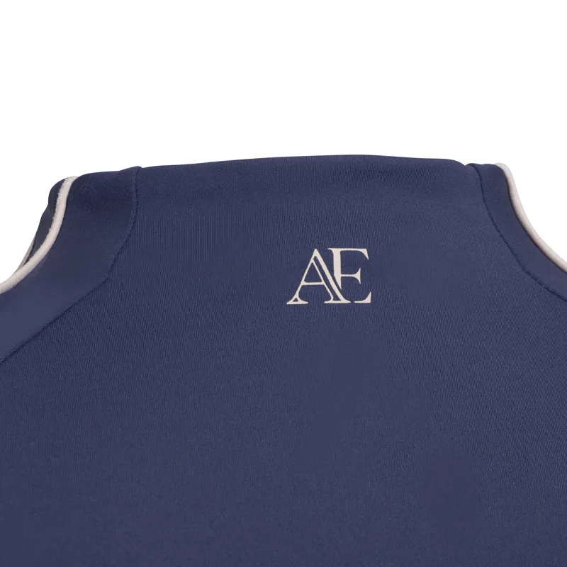 Shires Aubrion Equestrian Junior Short Sleeve Base Layer - Midnight-1