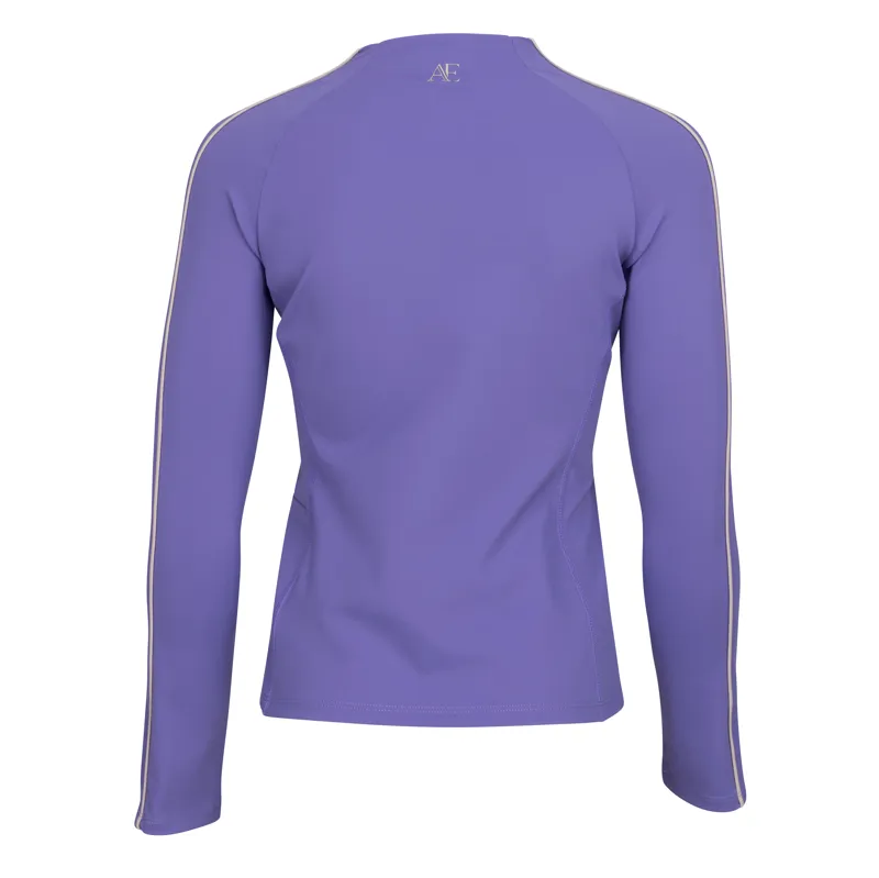 Shires Aubrion Equestrian Junior Long Sleeve Base Layer - Heather-1