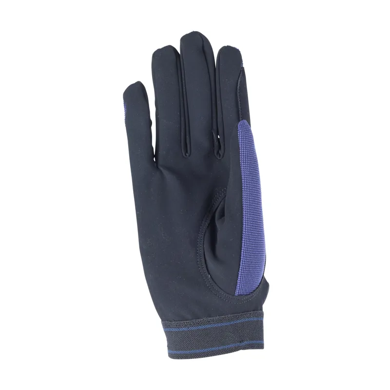 Shires Aubrion Mesh Riding Gloves - Navy-2