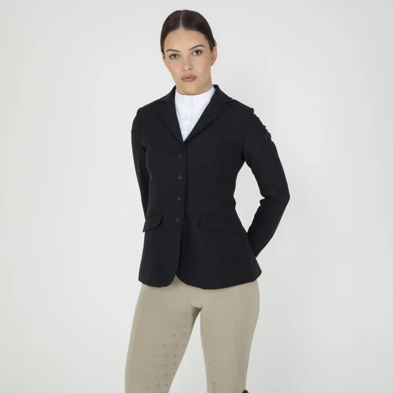 Shires Aubrion Ladies Optima MX Show Jacket - Black-3