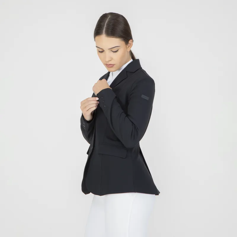 Shires Aubrion Ladies Optima MX Show Jacket - Black-1