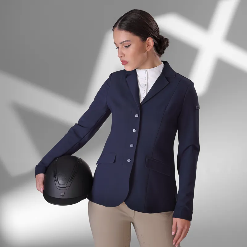 Shires Aubrion Optima MX Women's Show Jacket - Navy-1