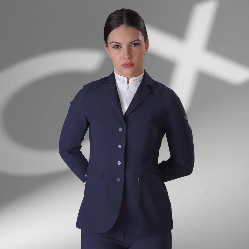 Shires Aubrion Optima GX Women's Show Jacket - Navy-1