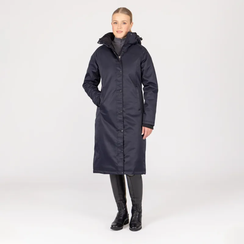 Shires Aubrion Eltar Long Waterproof Coat - Black
