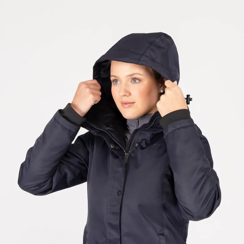 Shires Aubrion Eltar Long Waterproof Coat - Black-3