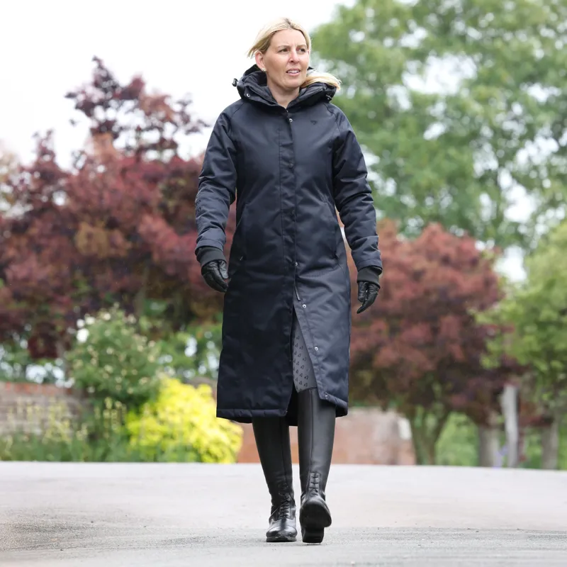 Shires Aubrion Eltar Long Waterproof Coat - Black-1