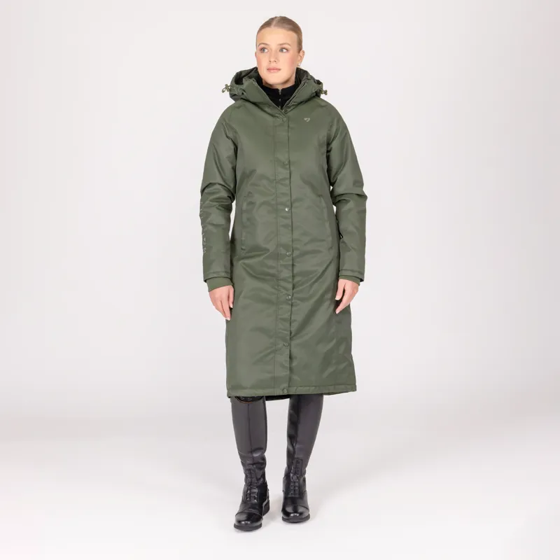 Shires Aubrion Eltar Long Waterproof Coat - Khaki