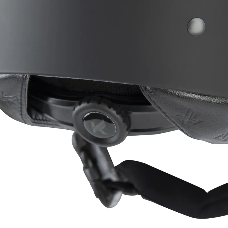 Shires Karben Amity LTHR Riding Hat - Black-4