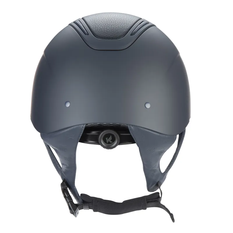 Shires Karben Amity LTHR Riding Hat - Navy-2