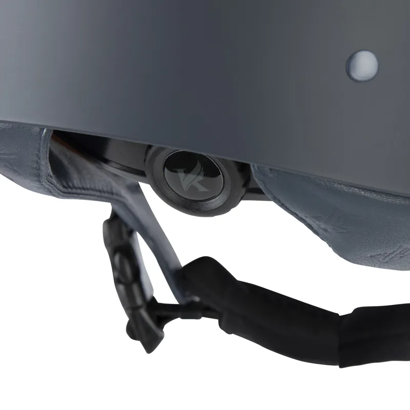 Shires Karben Amity LTHR Riding Hat - Navy-5