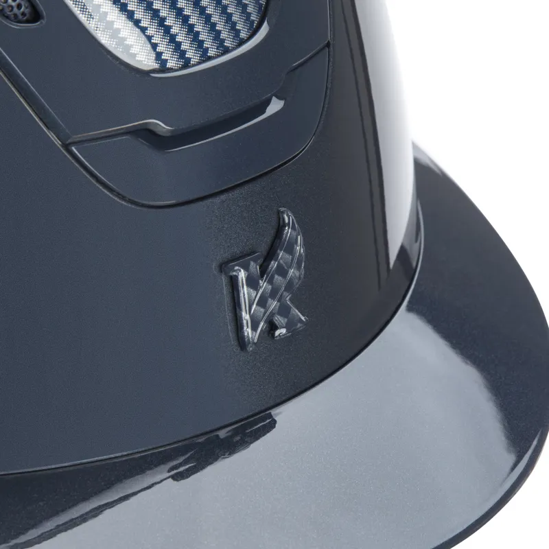 Shires Karben Amity SPKL Riding Hat - Navy-10