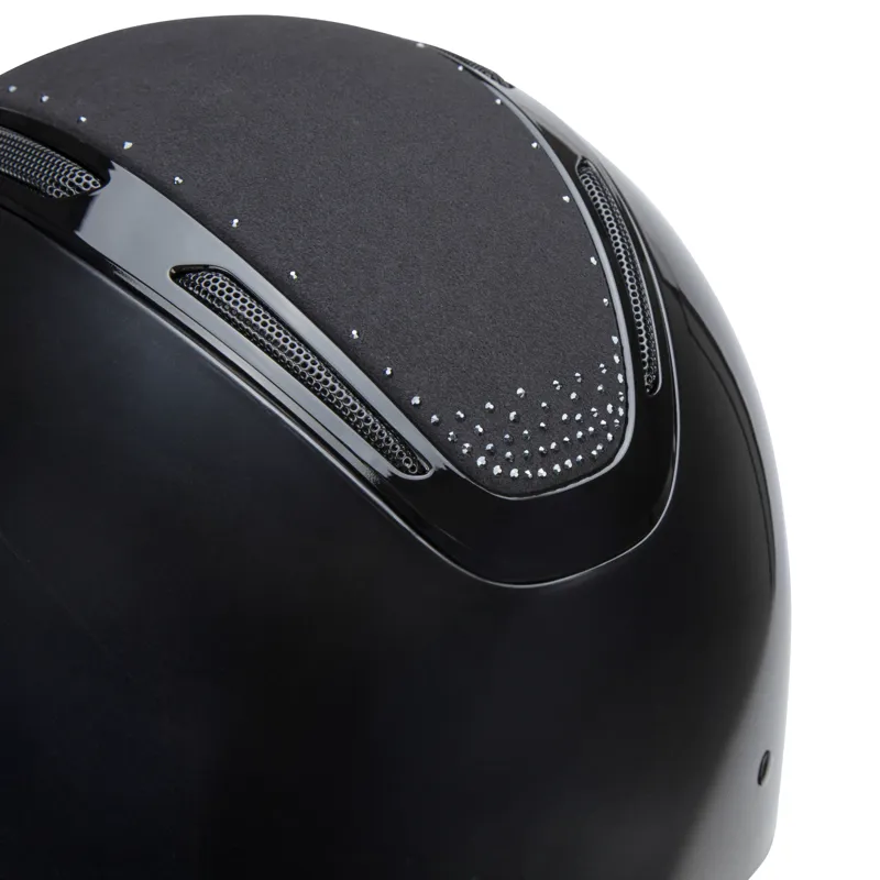 Shires Karben Amity SPKL Riding Hat - Black-7