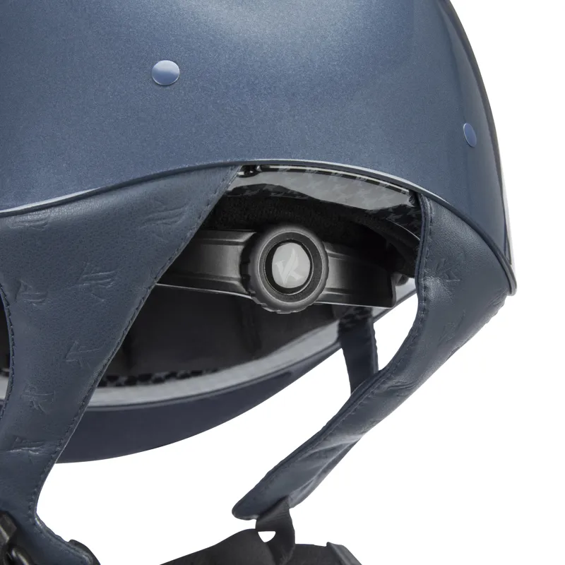 Shires Karben Amity SPKL Riding Hat - Navy-3