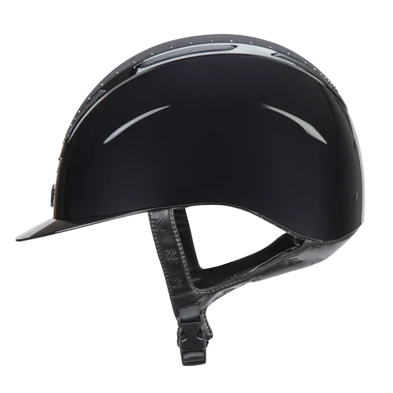Shires Karben Amity SPKL Riding Hat - Black-1