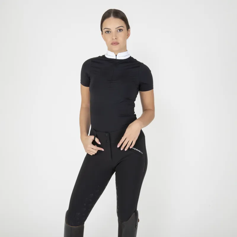 Shires Aubrion Women's Optima LX Show Shirt - Black-1