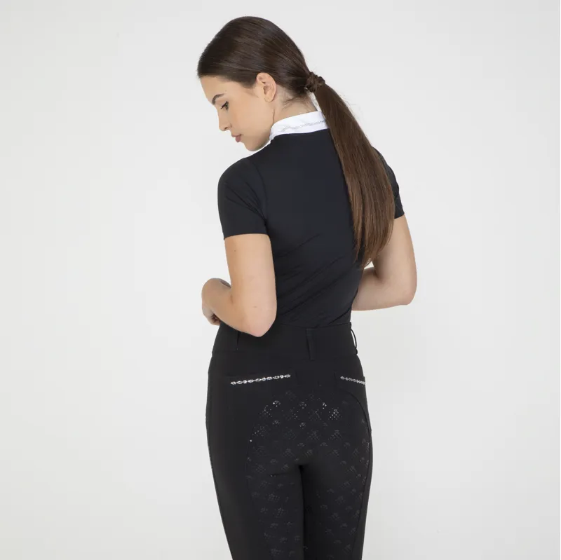 Shires Aubrion Optima LX Women's Breeches - Black-3