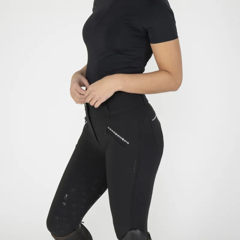 Shires Aubrion Optima LX Women's Breeches - Black-4