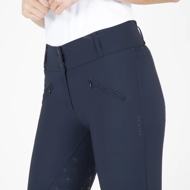 Shires Aubrion Optima GX Women's Breeches - Navy-1