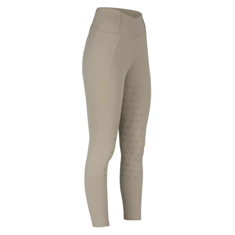 Shires Aubrion Optima PX Women's Riding Tights - Beige