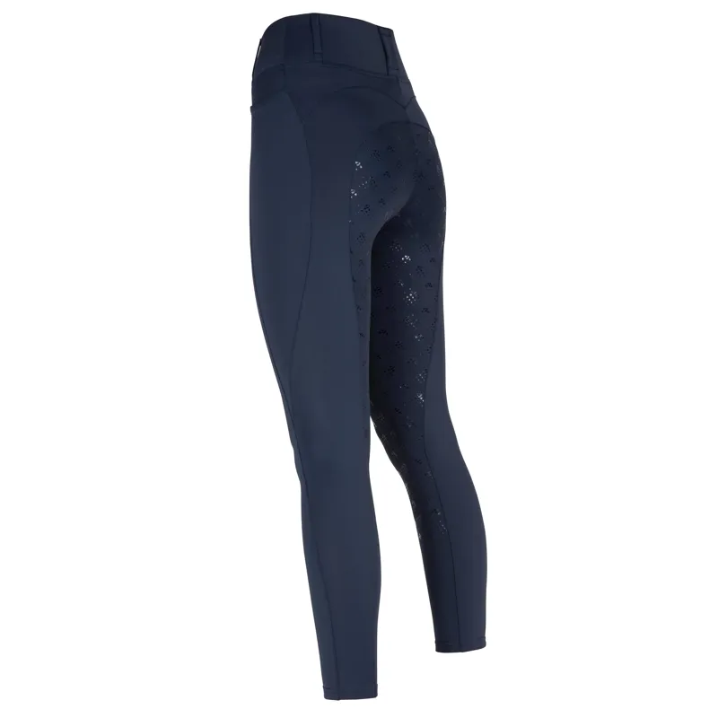 Shires Aubrion Optima PX Women's Riding Tights - Navy-1