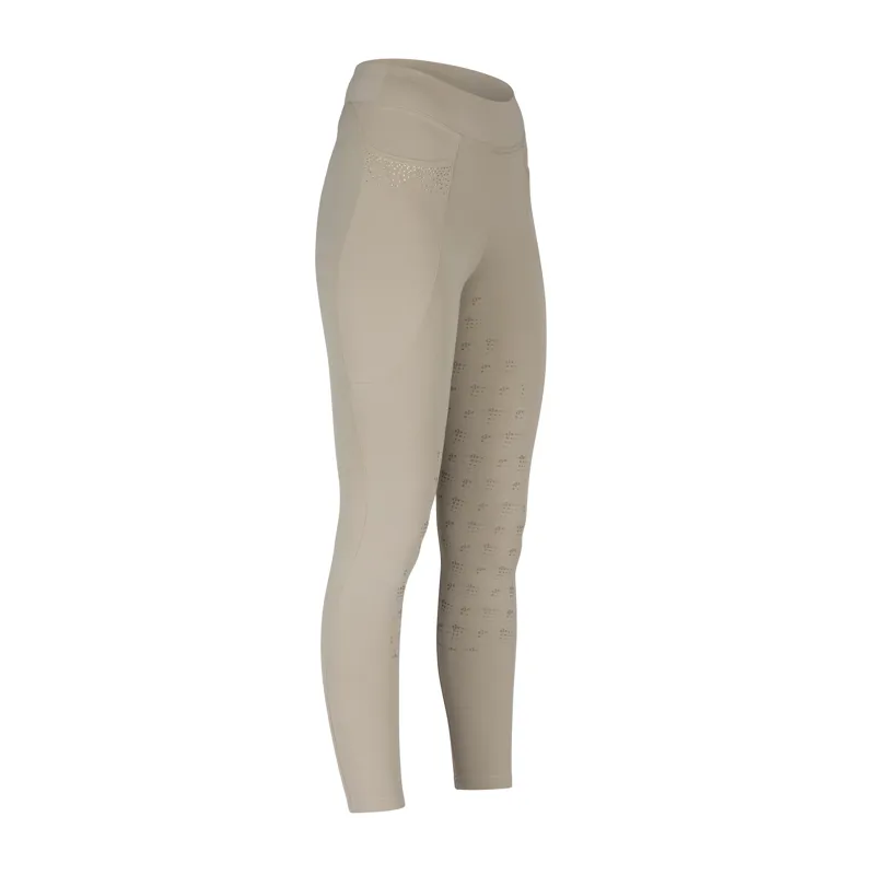 Shires Aubrion Optima GX Women's Riding Tights - Beige