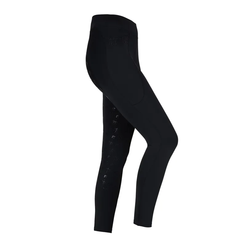 Shires Aubrion Optima GX Women's Riding Tights - Black-1