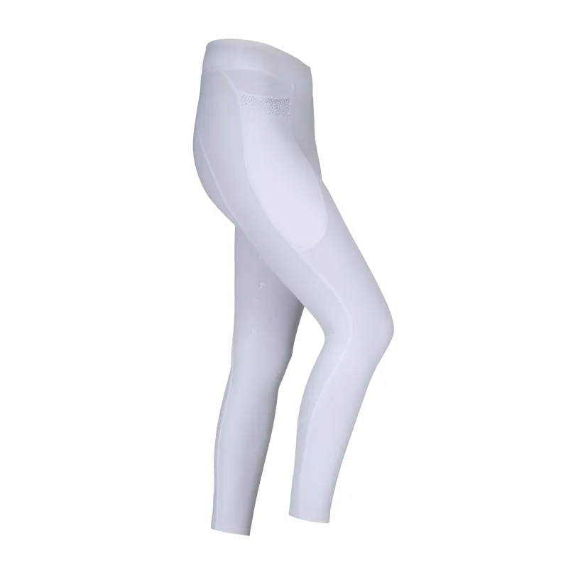 Shires Aubrion Optima GX Women's Riding Tights - White