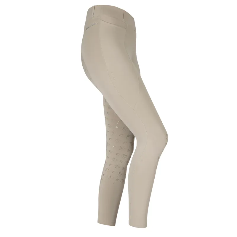 Shires Aubrion Optima LX Women's Riding Tights - Beige-1
