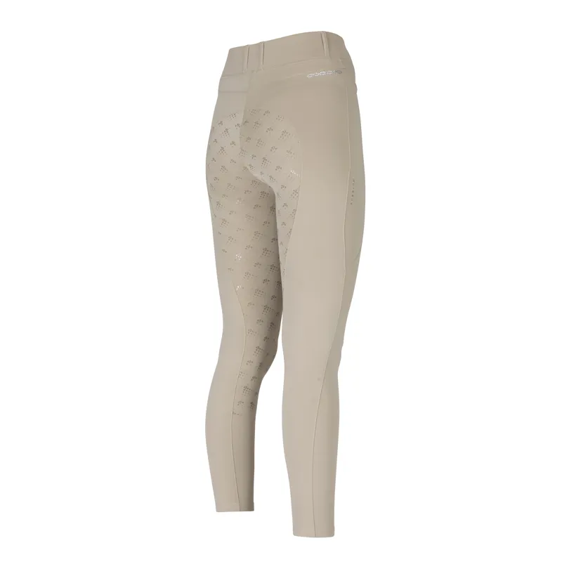 Shires Aubrion Optima LX Women's Riding Tights - Beige-2